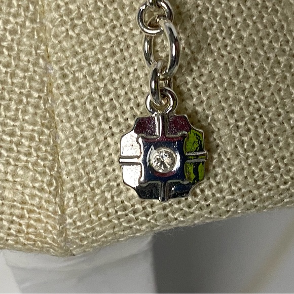 Monet Silver Tone Necklace Gray And Silver Disks EUC Mint Cond 16” - 19” Circles - Picture 12 of 14